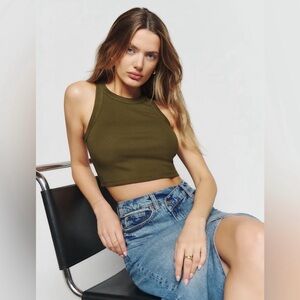 Reformation Cropped Tasha Tank
